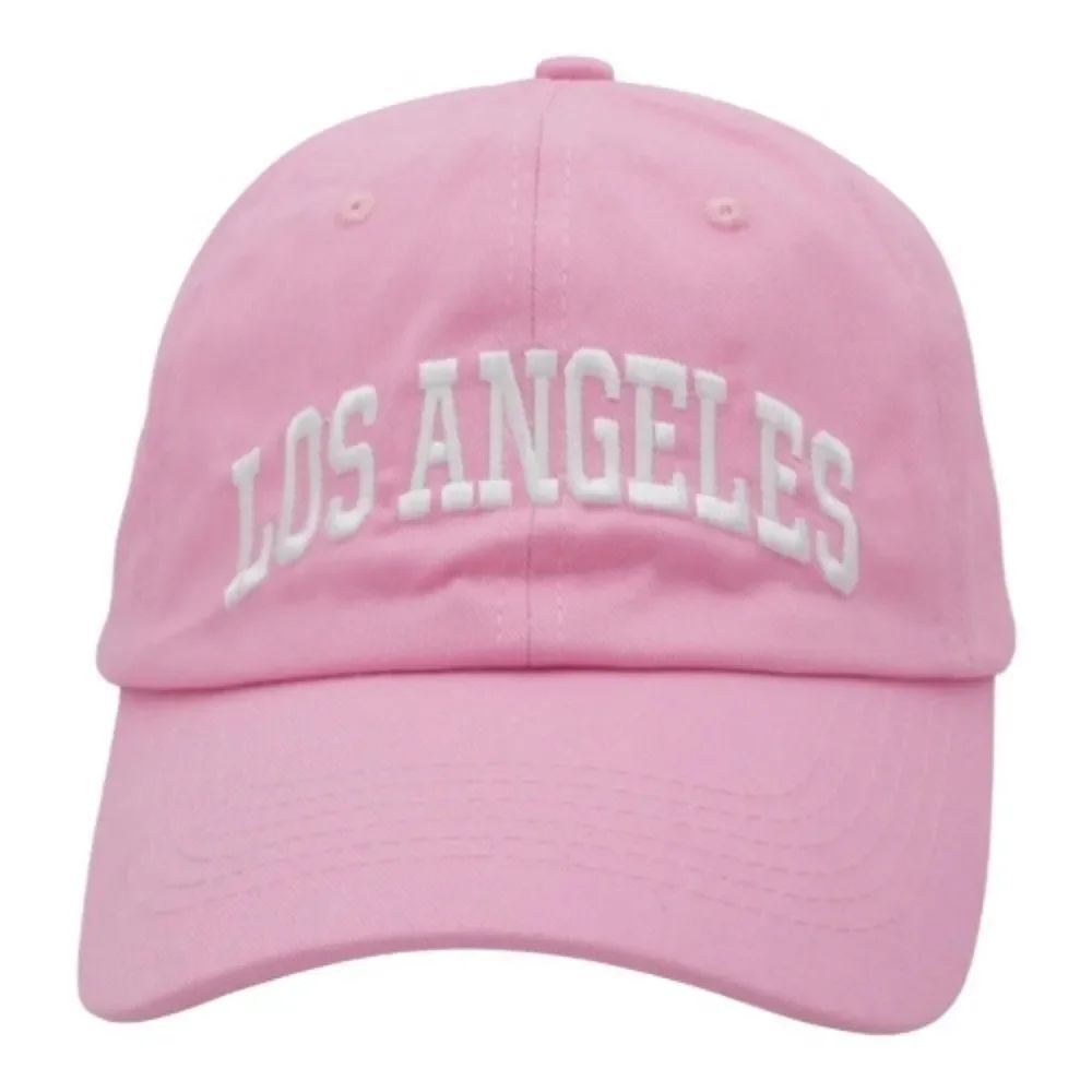 🆕 Pink Los Angeles Women's Adjustable Cap